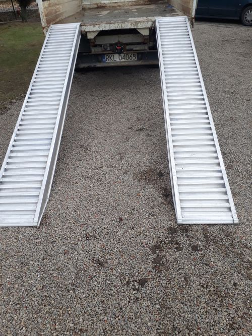 Najazdy aluminiowe do Minikoparki koparki