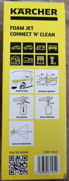 *** Dysza pianowa Kärcher FJ 10 C w zestawie z pianą, NOWA ***