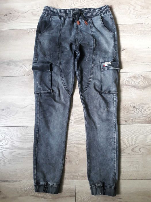 Spodnie Joggery , Bojówki Jeansy męskie rozm.L  RED FIREBALL