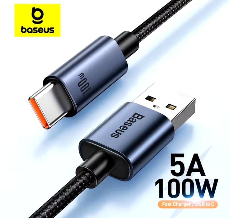 Кабель Baseus: Type-C/C ; USB А/C ; USB А,С /Lightning ; A/Micro usb