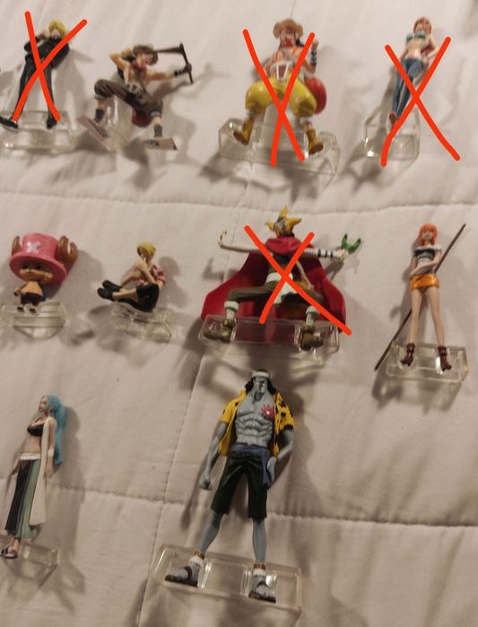 14 figuras One Piece colecionáveis da Salvat + 3 extra