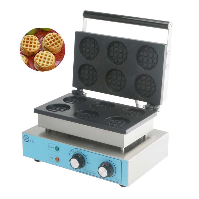 CUKUS Gofrownica-6 mini okrągłych gofrów  Moc: 1550W BH-1003