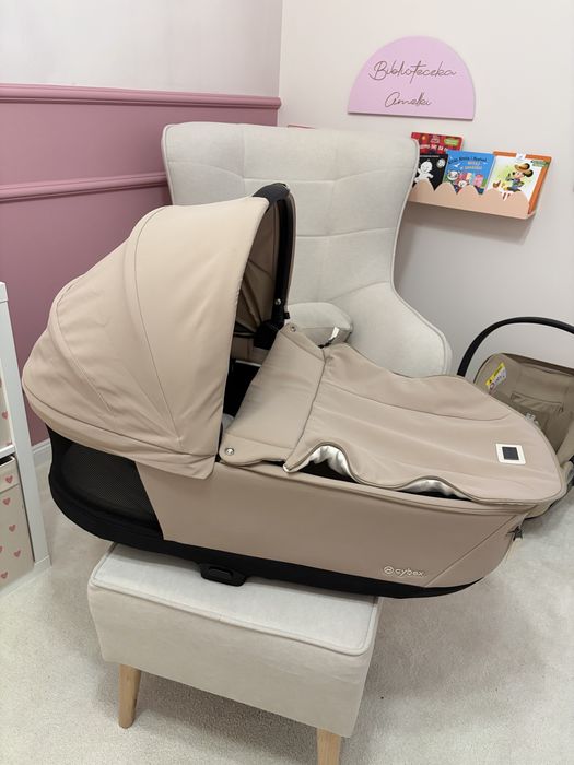 Cybex Carry Cot Lux - gondola do wózka Priam 4.0 cozy beige