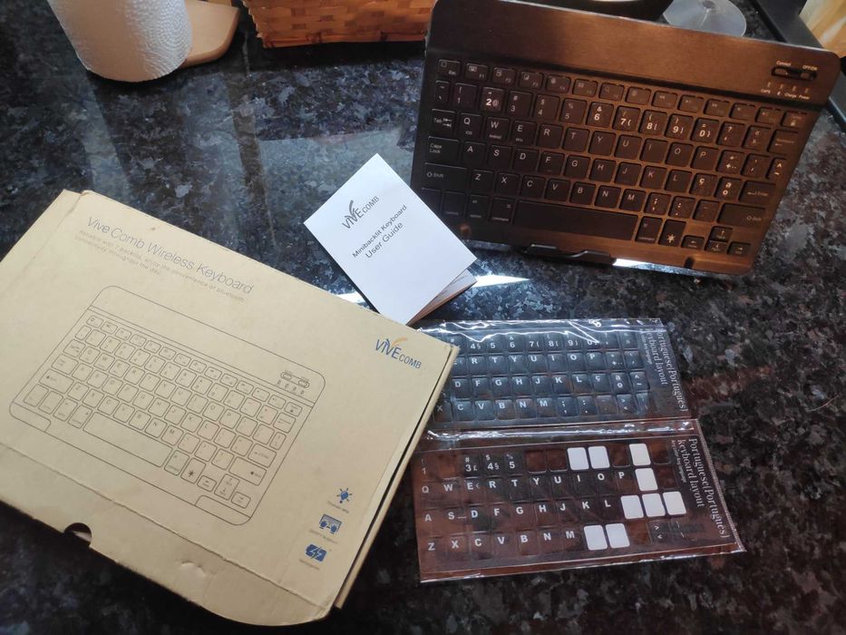 Teclado wireless para telemóvel