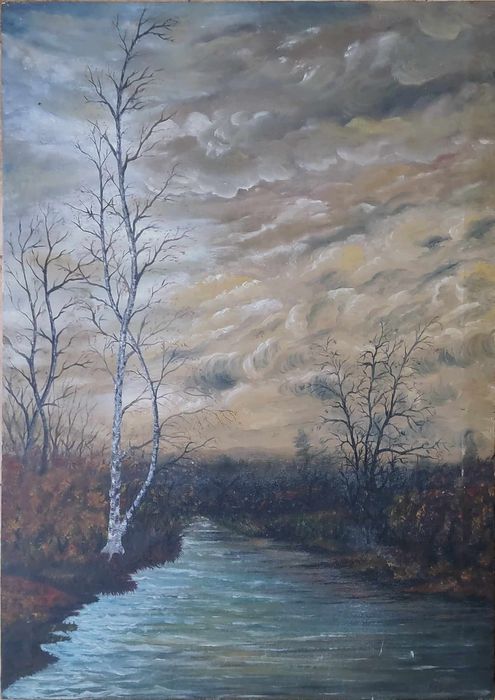 Obraz olejny ,sygnowany ,97x67cm