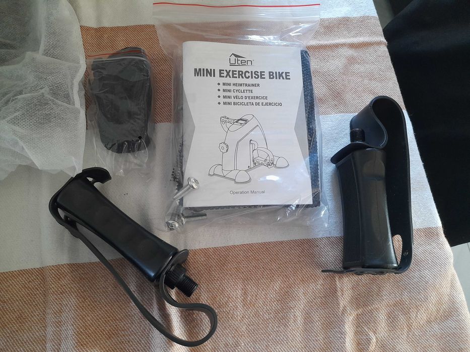 UTEN Mini rower treningowy, trenażer ramion i nóg