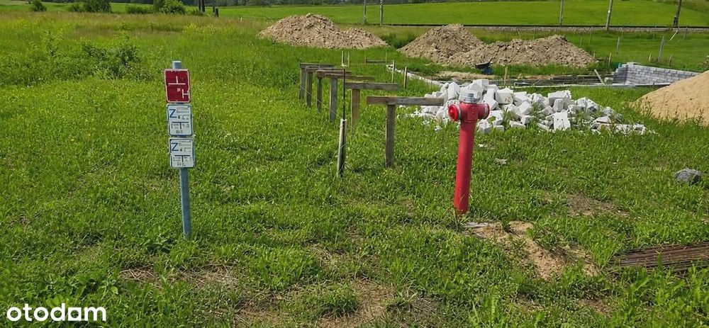 Gotowa działka budowlana z mediami, MPZP, Sząbruk