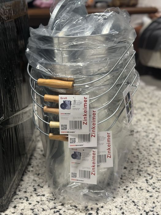 Wiadra 20l ocynkowane 5 szt