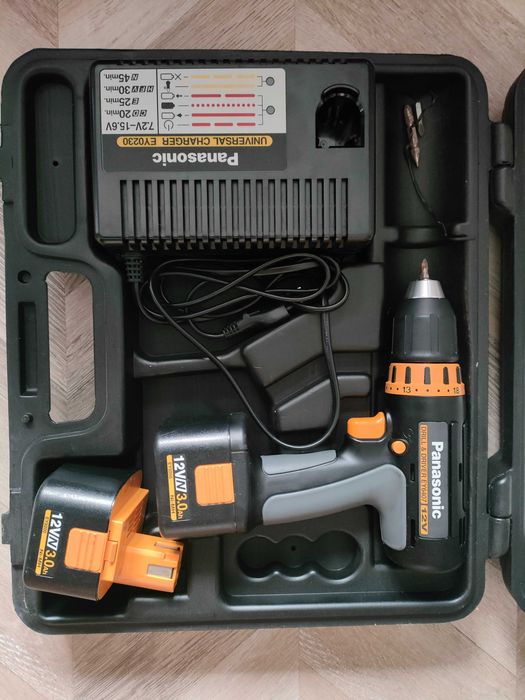 Wkrętarka Panasonic EY6407 12V | Zestaw | 2x Aku + Ładowarka