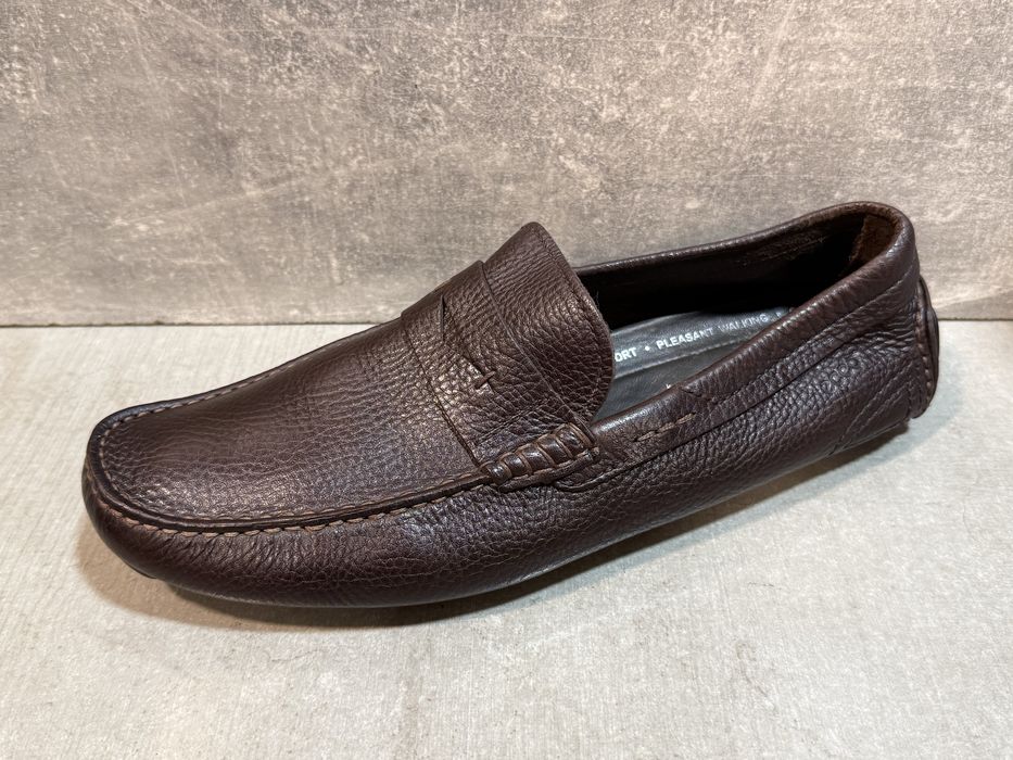 Кожаные мокасины Ecco 44 р