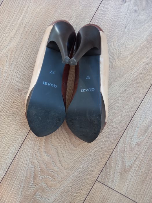 Czółenka na wysokim obcasie, szpilki, r.37, Quazi
