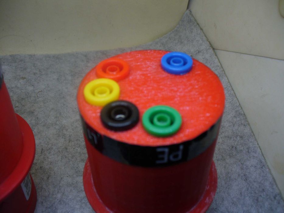 Adapter pomiarowy l1.l2.l3. N.PE 16 A 5 bolców