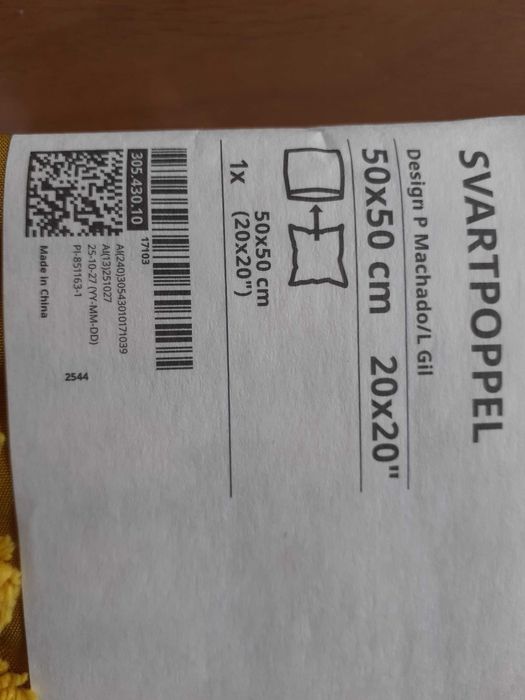 Nowe poszewki IKEA svartpoppel