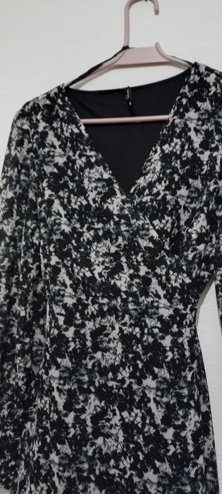 Vestido estampado preto e branco da Tiffosi - novo!