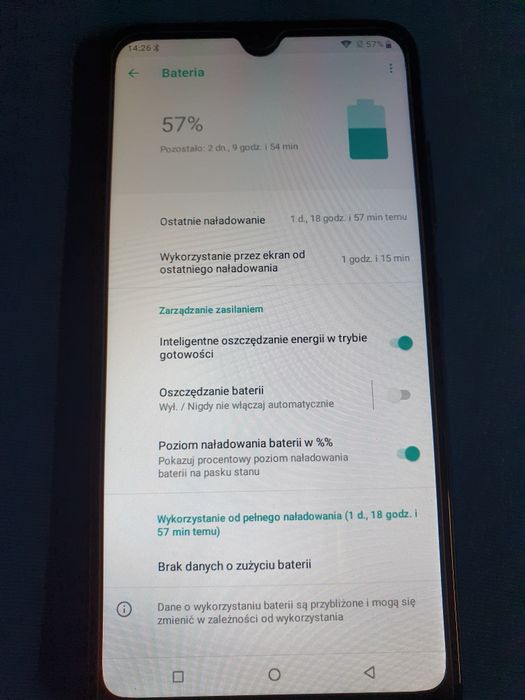 Smartfon m12 6,4 cala