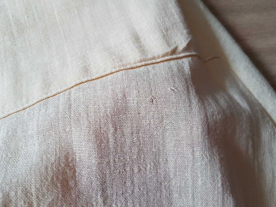 Vintage żółta bawełniana spódnica z kieszeniami West Germany roz. 36