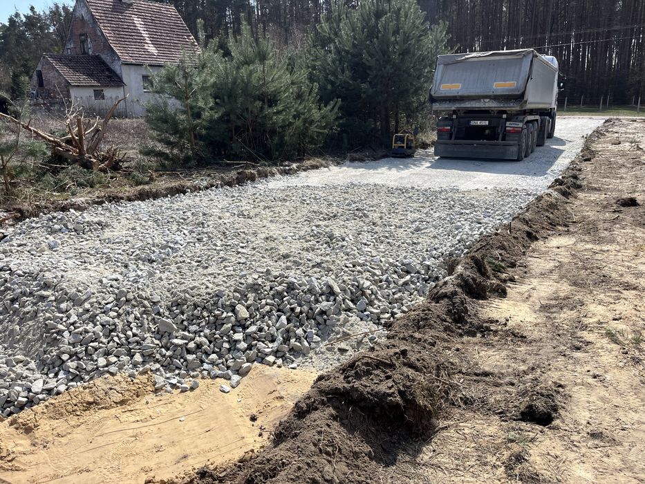 Żwir, piach, pospółka,  kruszywa, materiały sypkie, transport sprzedaż