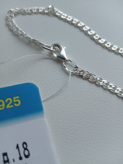 Срібний жіночий браслет Мона Ліза Нона 18 см срібло  925 проба