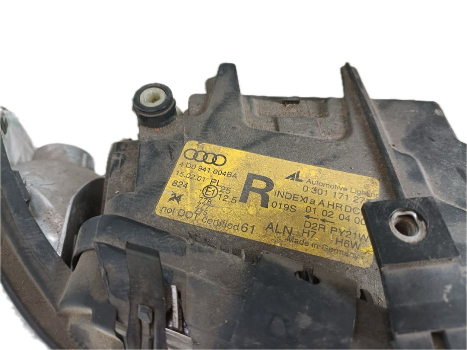 Ótica / farol direita AUDI A8 (4D2, 4D8)