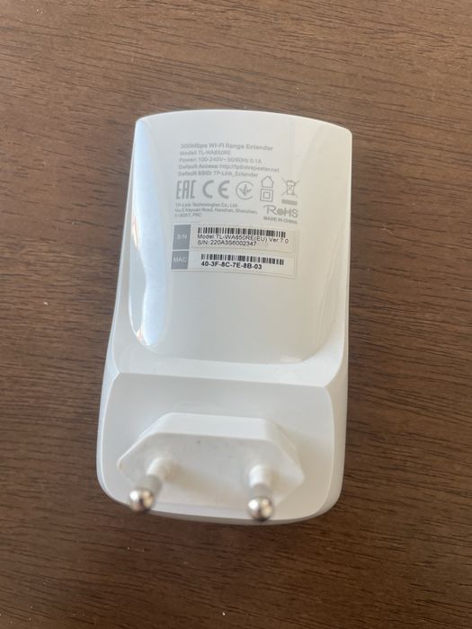 TP-LINK Extensor Wifi 300Mbps - como novo