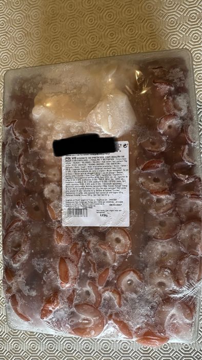 Polvo congelado - embalado