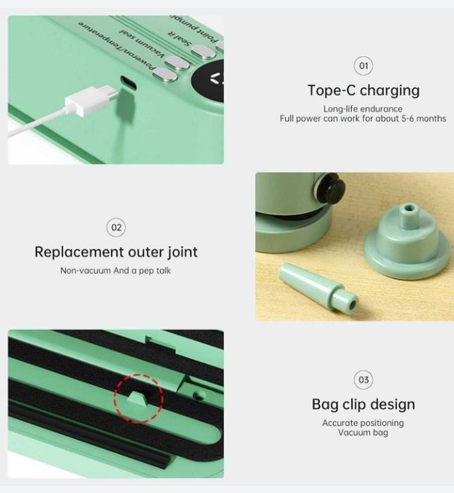 Вакуумный упаковщик Xiaomi SJT-818