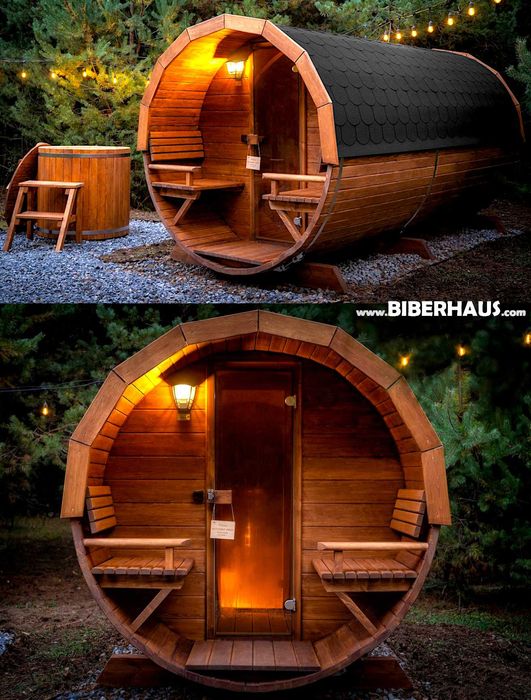 SAUNA Ogrodowa 300 cm OKNO 50% +PRZEDSIONEK +GRATIS Beczka/Wiata +Akcesoria 3 DNI DOSTAWA