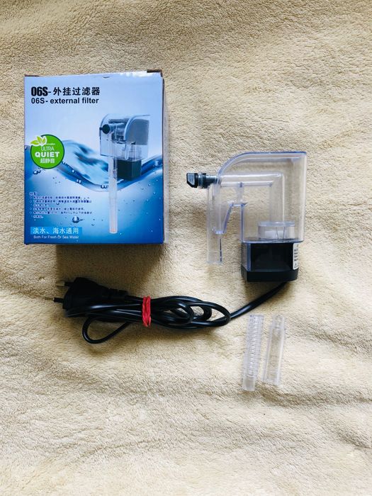 Аквариумный фильтр рюкзачок навесной