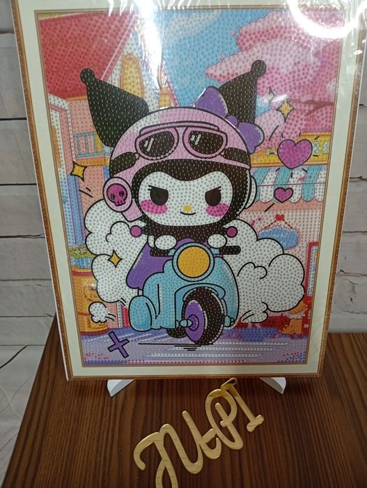 Haft diamentowy kuromi mozaika duży obraz 30x40