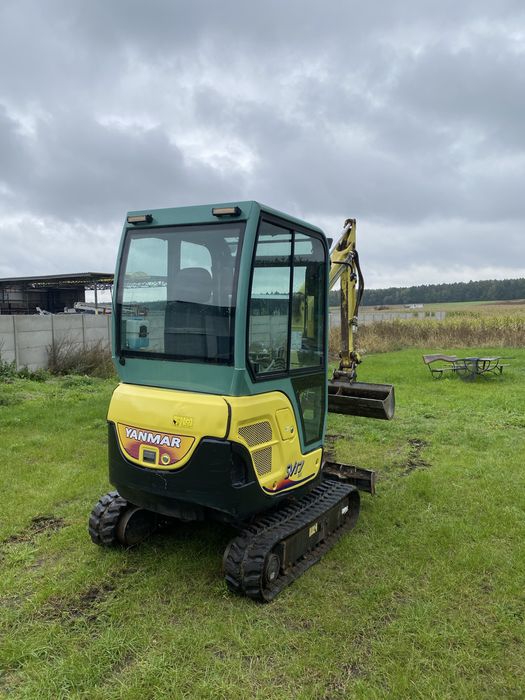 Wynajem minikoparki bez operatora Yanmar Sv17 Ex 3 łyzki
