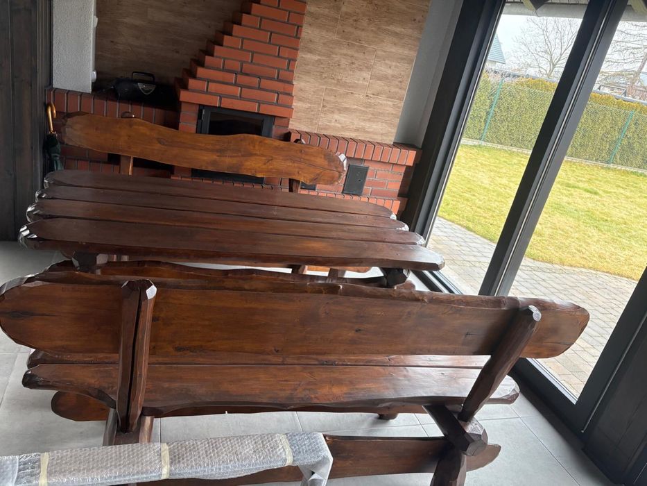 Drewniane meble ogrodowe