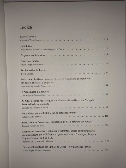 LIVRO A Presença do Estuque em Portugal: do Neolítico à Época Contemp.