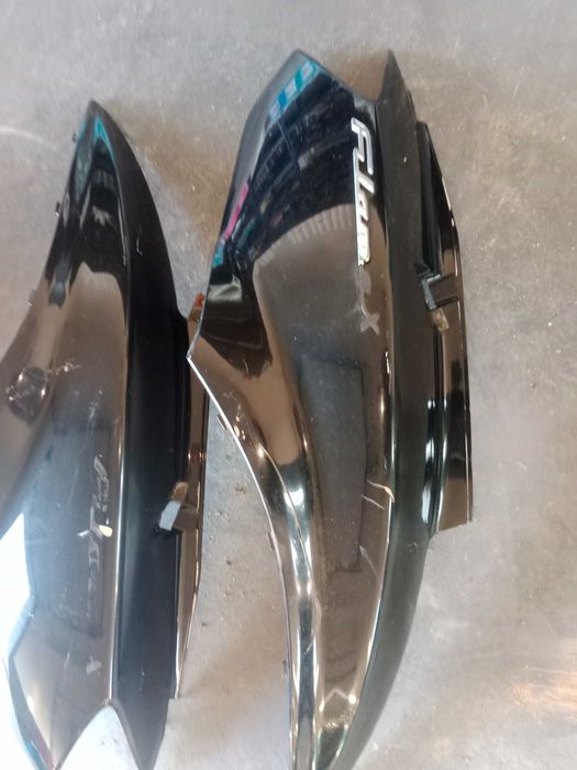 yamaha flame 125 boczki tył tylne owiewki zadupek osłony owiewka
