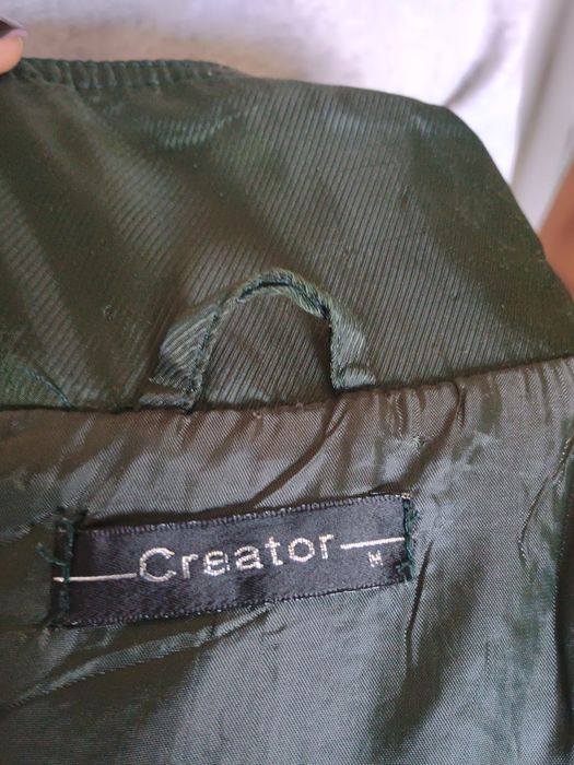 Płaszcz damski, zielony