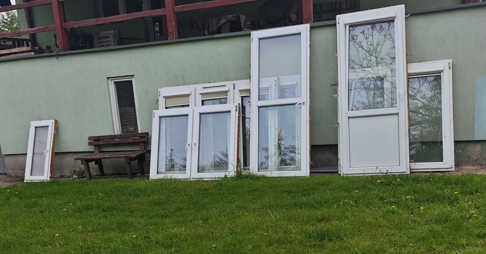 Okna z demontażu.