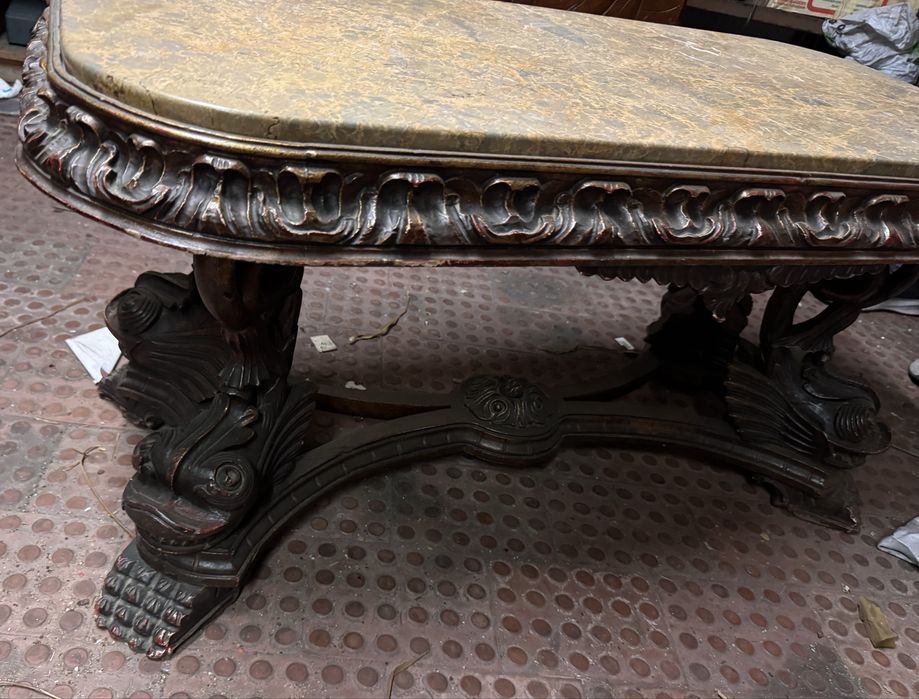 Mesa de centro, com pedra