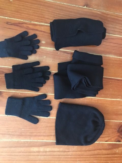 Gorros, Luvas, e cachecol criança