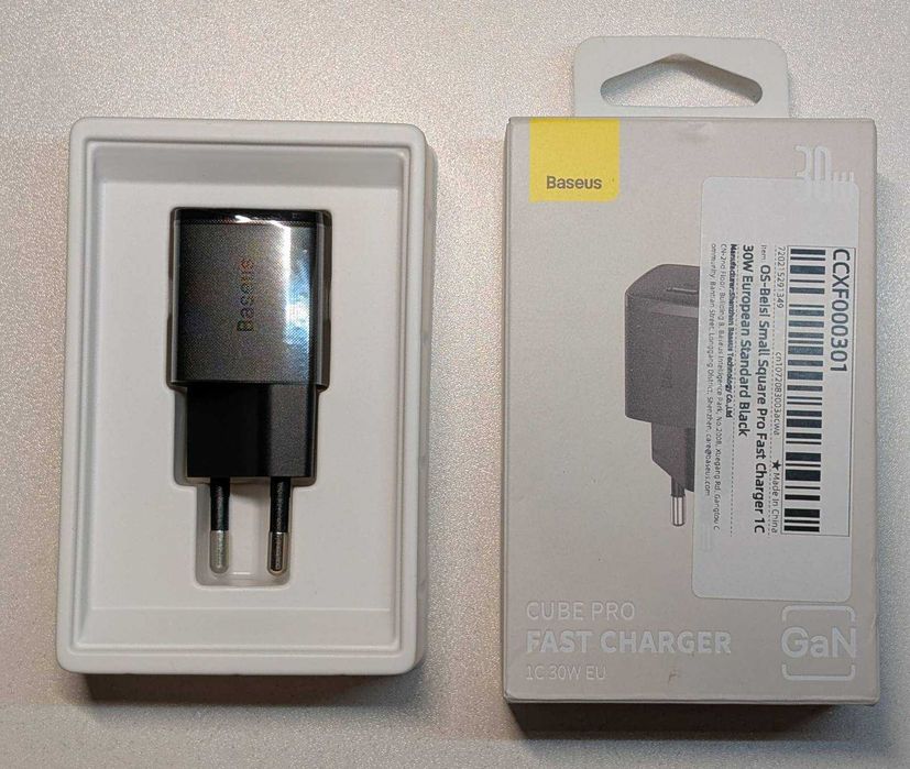 Швидка зарядка Baseus 30W GaN5 (mini) (olx доставка включена)
