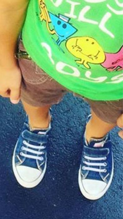 Кеды детские джинс Levi's Kids, цв. синий р.32/33 20,5см
