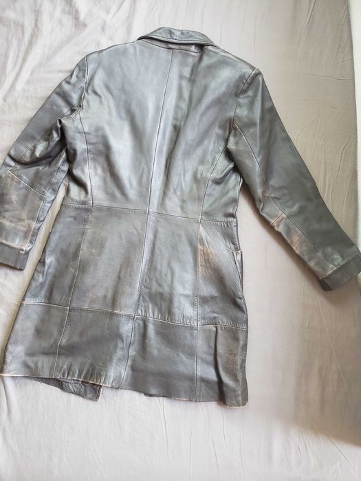 casaco de pele roçado