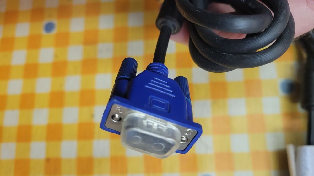 3x kabel wideo VGA-VGA Full HD komputer monitor projektor D-Sub