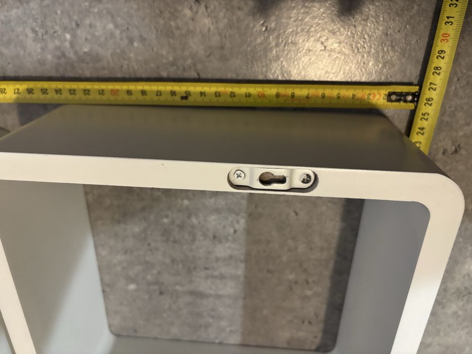 Półki półeczki biale komplet