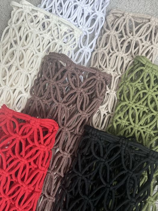 Хустка сітка макраме припинда запаска фартух бахрома