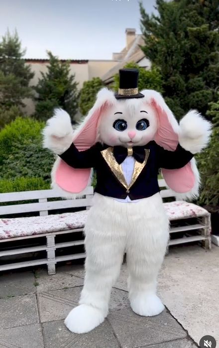 Поздравление Белый Мишка. Білий ведмідь, Пес Патрон, Зайка, Горила