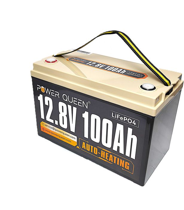 Аккумуляторная батарея Power Queen LiFePO4 12.8V 100Ah 1280Wh  BMS 100