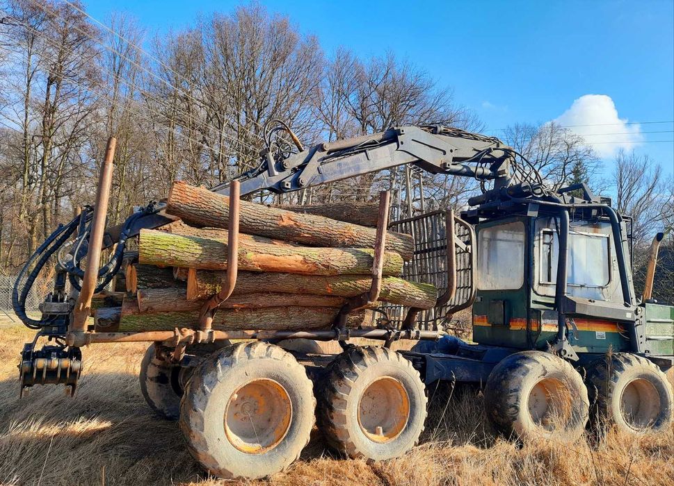 FMG 678 forwarder CZĘŚCI  wózek przyczepa z kłonicami silnik perkins