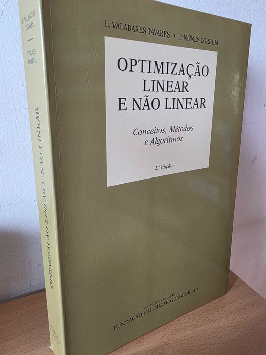 Livro "Optimização Linear e não Linear"