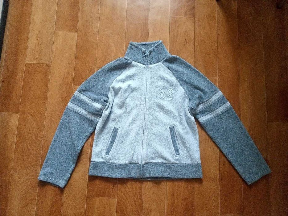 Флисовая женская кофта толстовка next, размер 14/42 с молнией