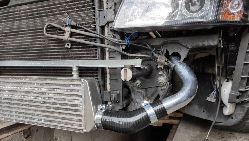 FMIC orurowanie kompletny zestaw pod intercooler frontowy a4 b5 1.9tdi