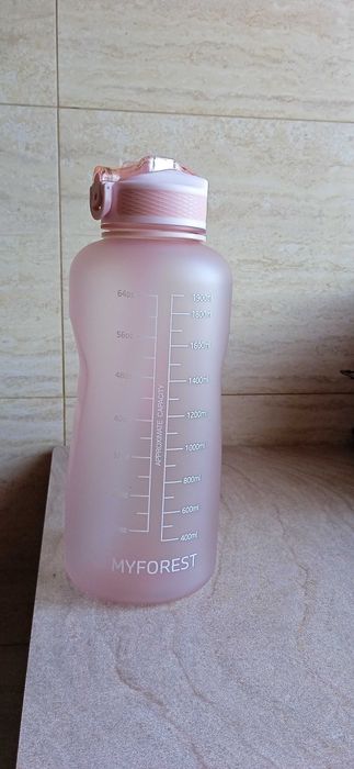 MYFOREST butelka na wodę bidon 2,2L ZNACZNIK CZASU